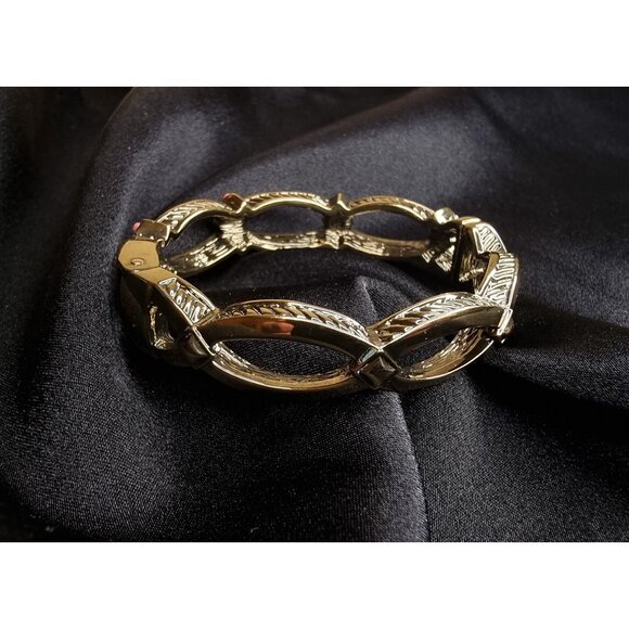 Heidi Daus Gold-Tone Crystal Bracelet With Turquoise & Coral Accents - Picture 4 of 4